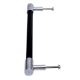 Black Silver Large Cylinder Glass Door Handles